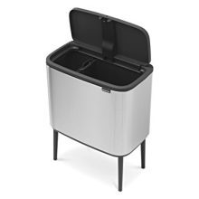 Brabantia Bo Trash Can Matt Steel