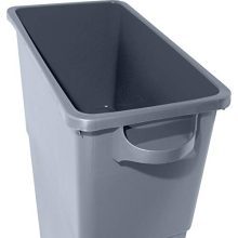 Plastic Space Saving Waste Container, 23 gallon