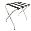 USTECH Chrome Luggage Rack Suitcase Stand