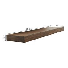 Natural Bamboo Wall Shelf Wall Mounted Shelve