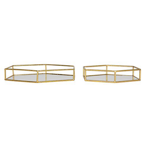Kate and Laurel Felicia Metal Mirrored Ornate Set