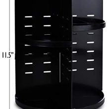 360 Rotating Makeup Organizer - Adjustable Shelf Height and Fully Rotatable.