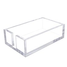 Acrylic Guest Towel Holder for Bathroom Paper Napkin Hand Towels