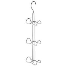 iDesign Axis Metal Hook Hanger, No Snag Closet Organization