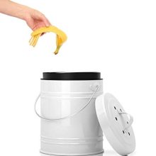 Compost Bin Dishwasher Safe Bucket Charcoal Filters