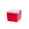 HOMZ Light Organizer Holiday Plastic Storage Container