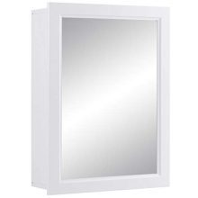 Mirror Medicine Cabinet W/Single Door and Inner Adjustable Shelf