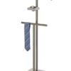 Metal & Wood Suit Valet Stand, Clothes Rack