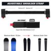 Wall Storage Rack with 4 Ski Strap Carrier