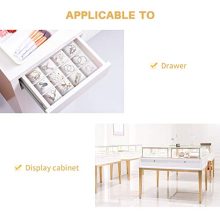 utop Stackable Velvet Jewelry Trays Organizer