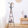 HOUSE DAY Entryway Coat Rack Stand Metal Coat Tree