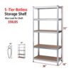Giantex 4 Pcs 5-Tier Storage Shelves, Garage Shelving Units