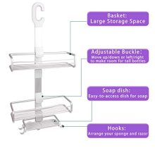 Bathroom Hanging Shower Caddy, Wishalife Rust Proof Aluminum