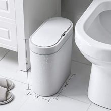 Bathroom Trash Can with Lid and Odor Filter