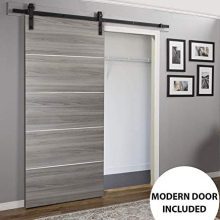 Barn Sliding Grey Door Planum