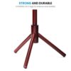 High-Grade Wooden Tree Coat Rack Stand, 6 Hooks