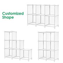 TomCare Cube Storage 6-Cube Bookshelf Closet Organizer