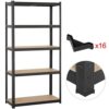 Premium 5-Shelf Garage Shelving Unit - Maximize Your Space! 🛠️