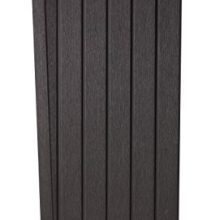 Keter Large Trash Can with Lid for Patio and Outdoor Kitchen