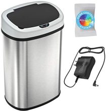 Automatic Sensor Kitchen Trash Can with Power Adapter