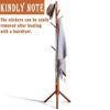 Premium Bamboo Coat Rack Tree with 8 Hooks
