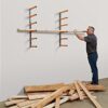 Wood Organizer and Lumber Storage Metal Rack