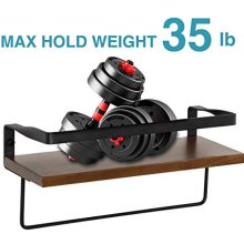 Rustic Wood Decor Shelf Set of 2 for Kitchen, Bathroom