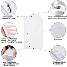 UOUEHRA Hanging Moth Proof Garment Bag Cover