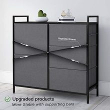 Fabric Storage Tower Organizer Unit for Bedroom