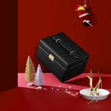 Jewelry Collection with the Lockable Mirrored Jewelry Box - Stylish, Secure, and Perfect for Organizing Your Precious Pieces