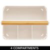 Plastic Portable Storage Organizer Kitchen Caddy Tote