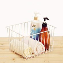 Refrigerator Chest Freezer Baskets – Set of 4 Wire Storage Bins for Kitchen & Pantry Organization
