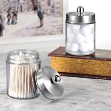 Apothecary Jars Bathroom Vanity Organizer -Countertop Canister Jar