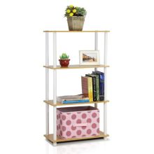 Furinno Turn-N-Tube 4-Tier Multipurpose Shelf Display Rack