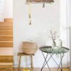 CHICVITA Arrow Wall Decor Rustic Wall Mounted Coat Rack
