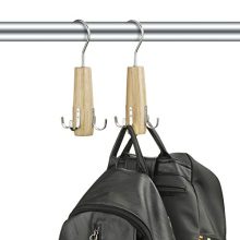 HuaQi Belt Hanger Belt Racks Wooden Closet Accessories