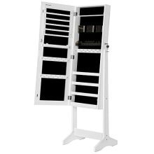 Lockable Storage Organizer Unit with 2 Plastic Cosmetic Storage