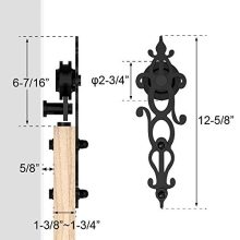 WINSOON Interior Sliding Barn Door Hardware Kit