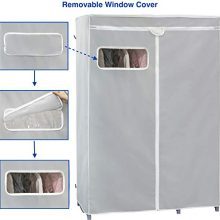 Simple Houseware Freestanding Garment Organizer Closet with Cover