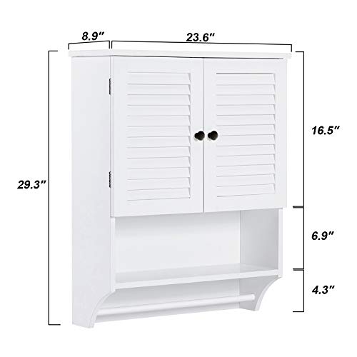 ChooChoo Bathroom Medicine Cabinet 2-Door Wall Cabinet