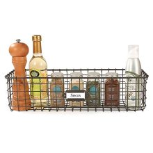 Spectrum Diversified Vintage Basket, Rustic Farmhouse Kitchen Storage