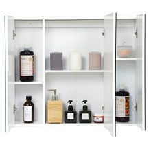 Bathroom Mirror Cabinet with 3-Adjustable Shelves