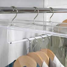 Clear Hanging Closet Organizer Durable Zippered Cover