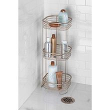 iDesign Forma Metal Wire Corner Standing Shower Caddy