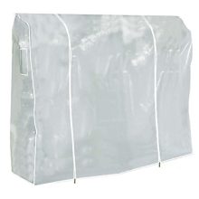 HANGERWORLD Clear 6ft Showerproof Zip Clothes