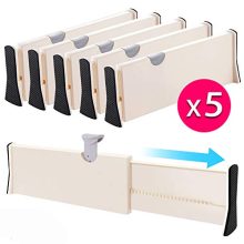 Drawer Adjustable Dividers for Bedroom, Bathroom, Closet, Clothing