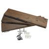 Rustic Farmhouse 3 Tier Floating Wood Shelf