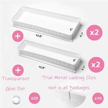 Bathroom White Drawer Organizer for Makeup