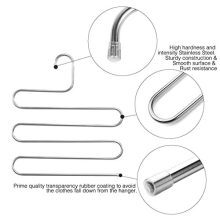 DOIOWN S-Type Stainless Steel Clothes Pants Hangers