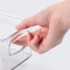 Food Storage Bin with Handles for Kitchen Pantry, Cabinet